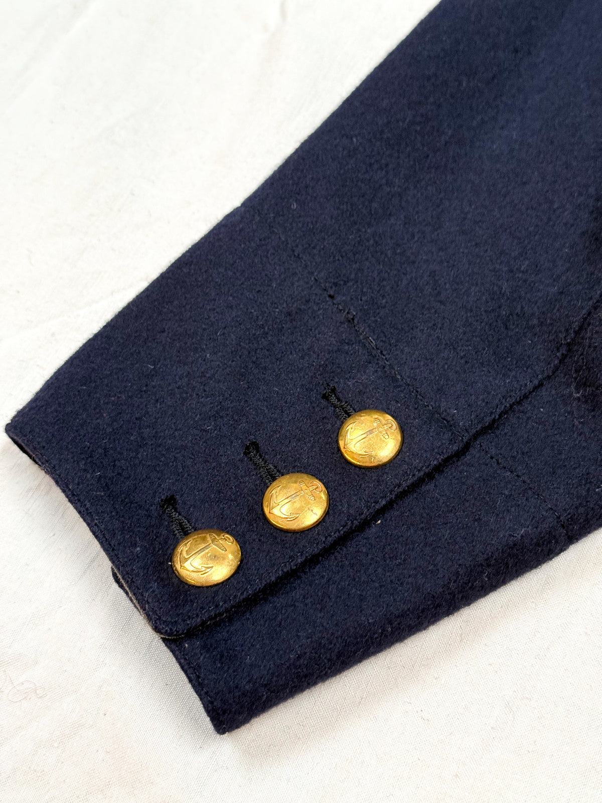 1970s–1980s Swedish Navy Wool Sailor Smock