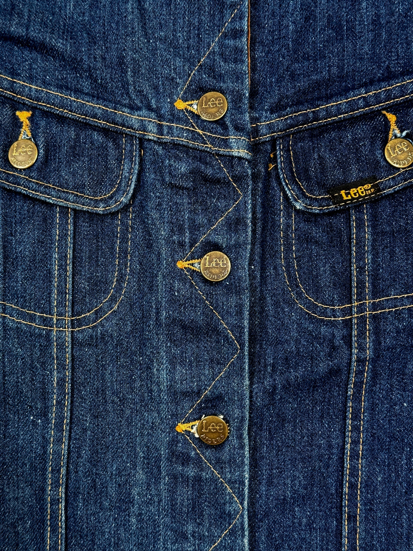1970s Lee Denim Vest