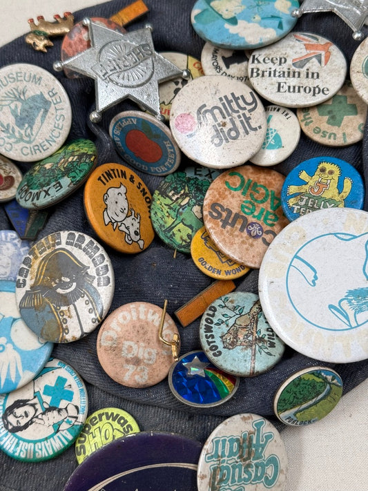 1970s – 1980s Badge Collector Cap