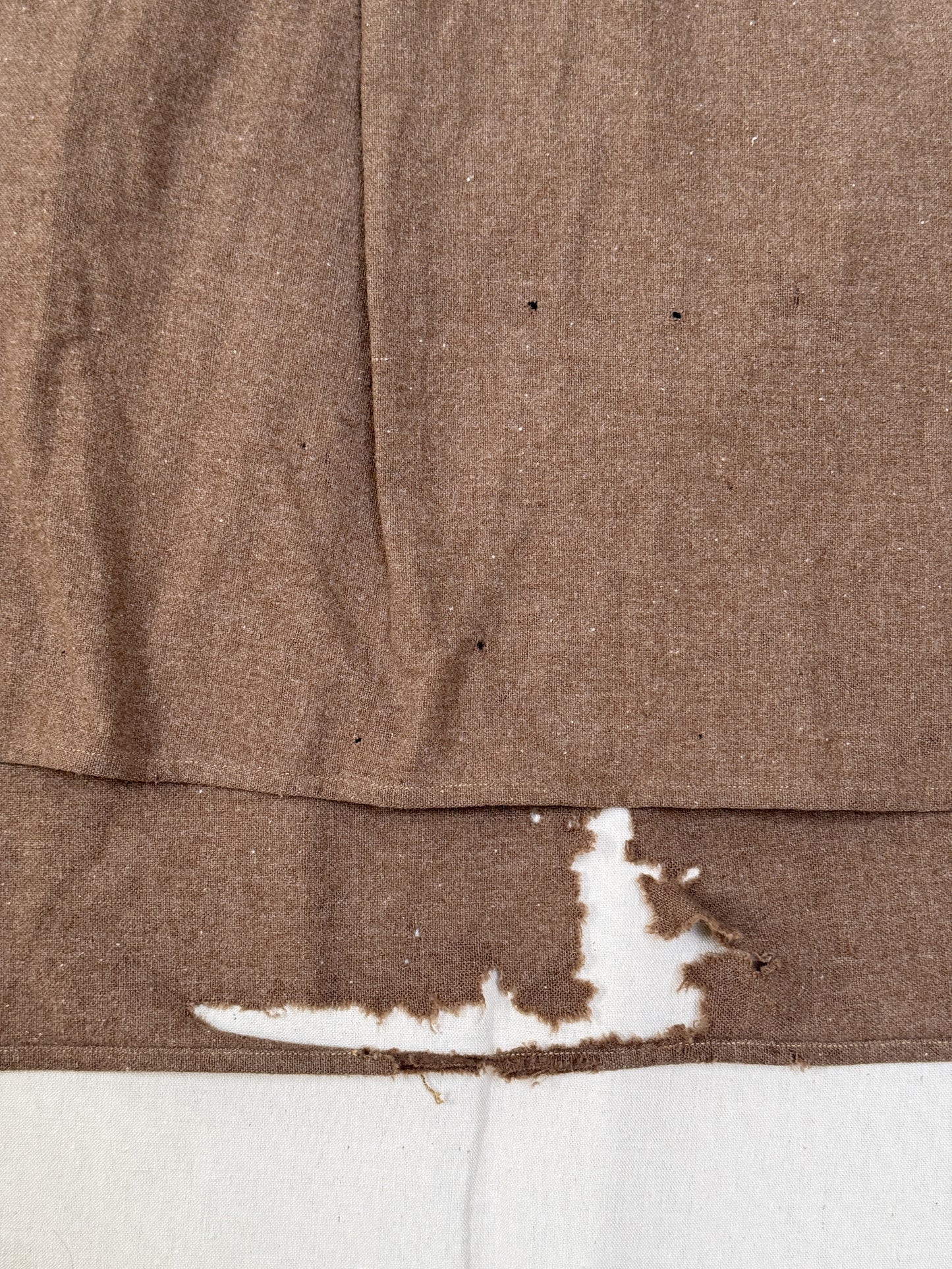 Anderson & Sons Wool Brown Smock Shirt