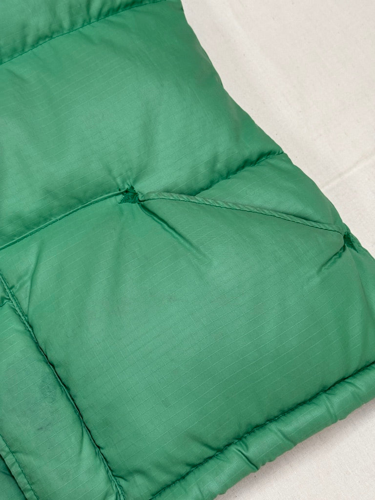 1980s The North Face Green Down Vest [XS]