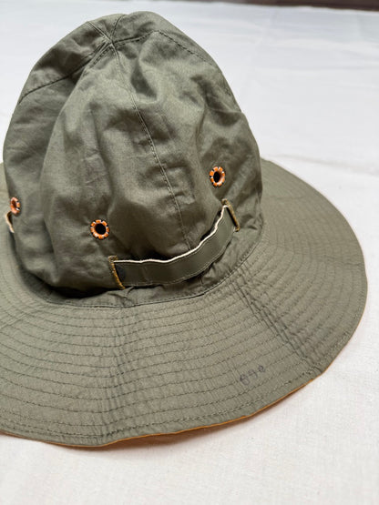 1940s WWII USAAF C-1 Survival Vest Reversible Sun Boonie Hat [Rare]