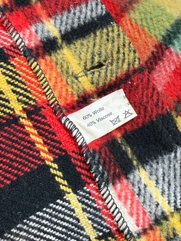 1960s McGregor Heavy Wool Plaid Shirt [Size 50]