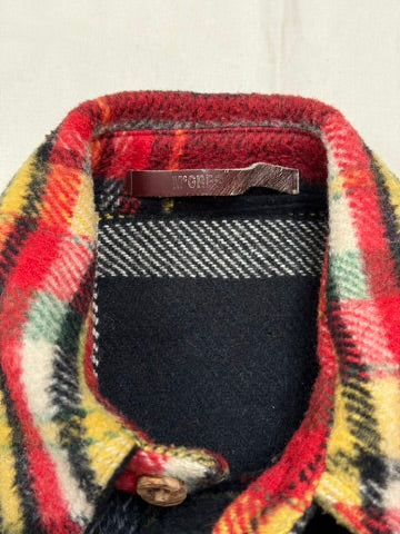 1960s McGregor Heavy Wool Plaid Shirt [Size 50]