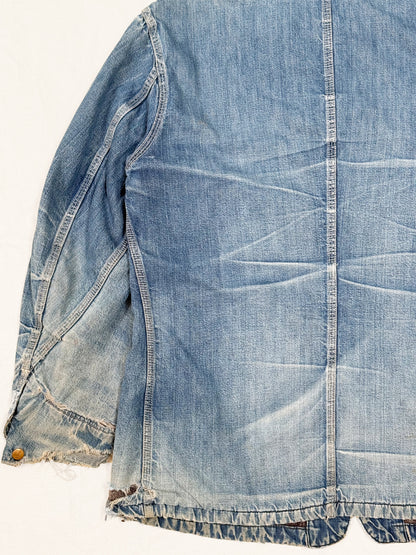 1970s Lee 81-LJ Blanket-Lined Denim Chore Jacket [42 REG]