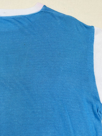 1970s Printwear Bertrand Missouri Lions International Ringer T-Shirt [L]