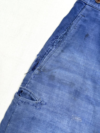 1950s Le Mont St Michel Moleskin Pants [36W]