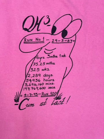 1987 Screen Stars Great Central Railway Run Club T-Shirt – Pink