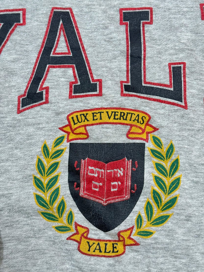 Early 1990s Yale University Grey Crewneck Sweatshirt [M]