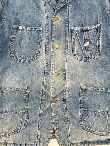 1970s Lee 81-LJ Blanket-Lined Denim Chore Jacket [42 REG]