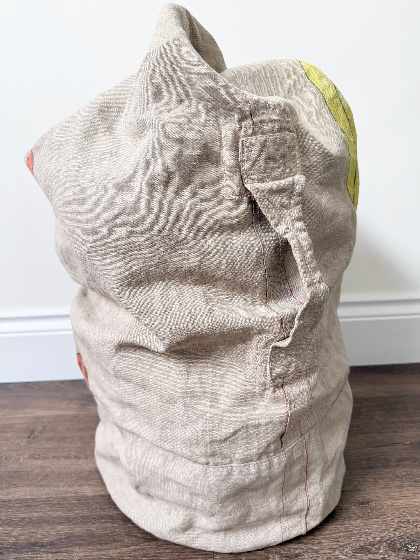 1960s French Naval Aviation Asterix & Obelix Canvas Kit Bag