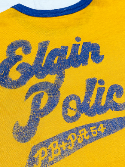 1960s Mason Elgin Yellow & Blue Ringer Tee [42–44]