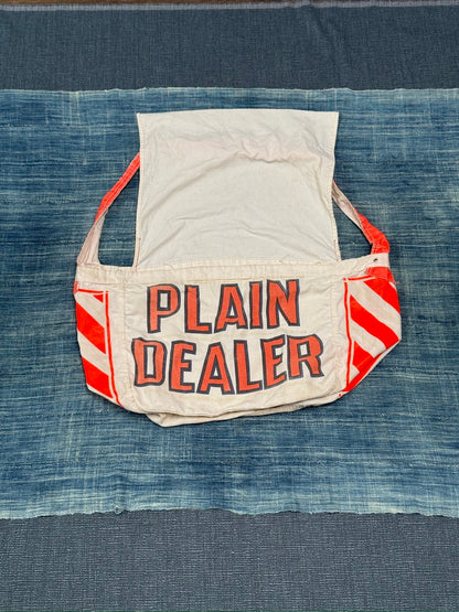 1970s VTG Cleveland Ohio Plain Dealer Newspaper Paperboy bag