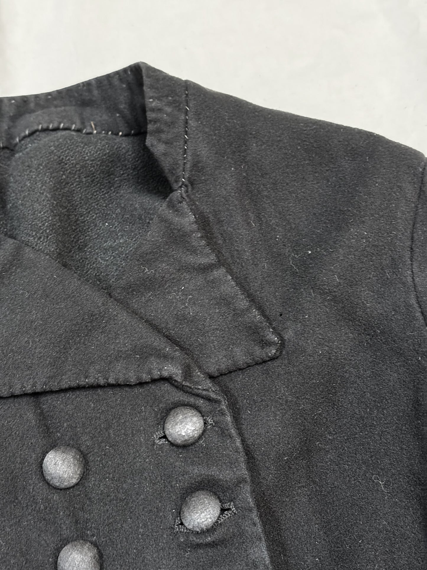 1930s Dutch Wool Double-Breasted Boxy Fisherman Jacket