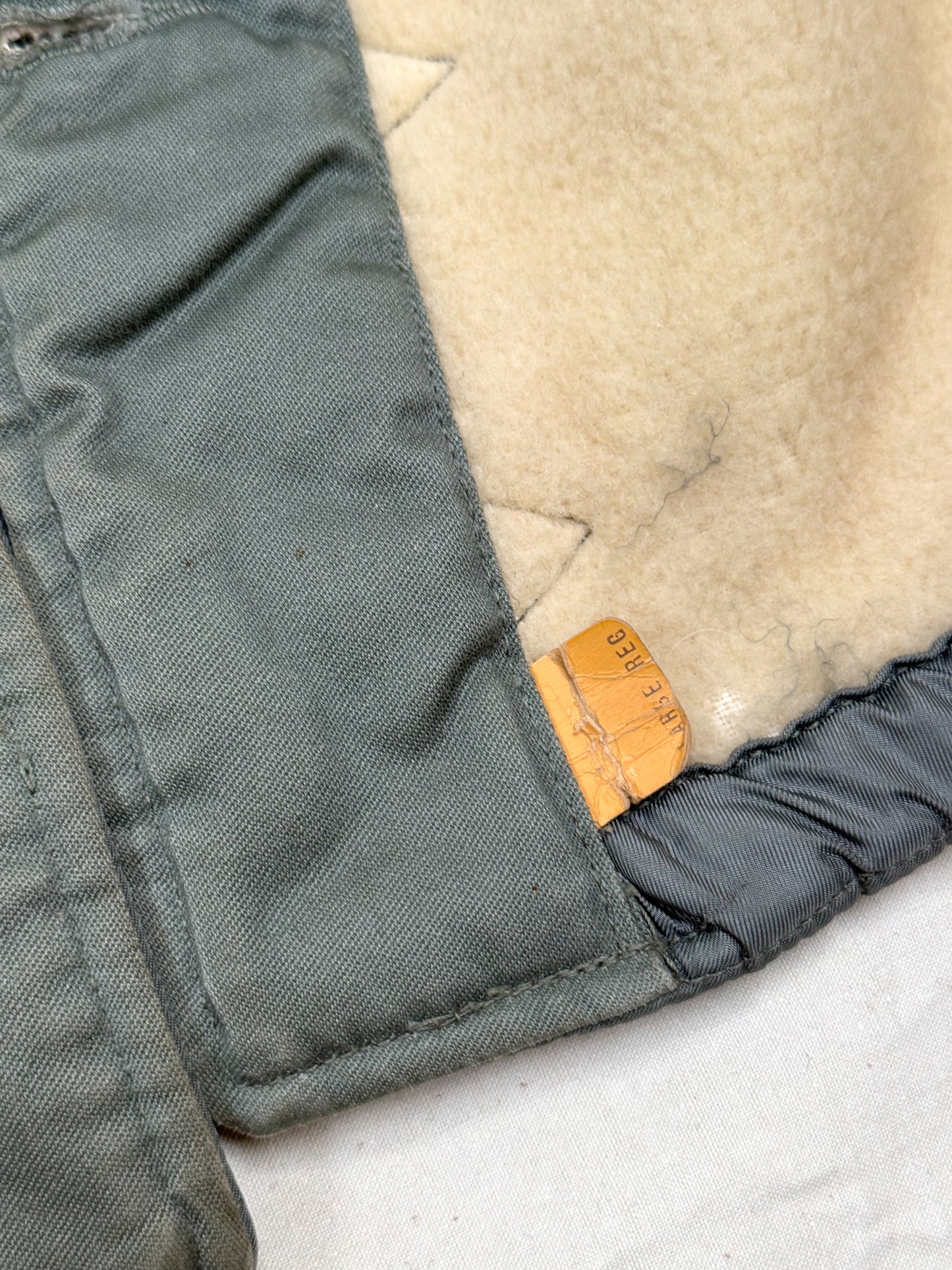 1950s USAF Wool Pile Flight Jacket Liner [LARGE REGULAR]