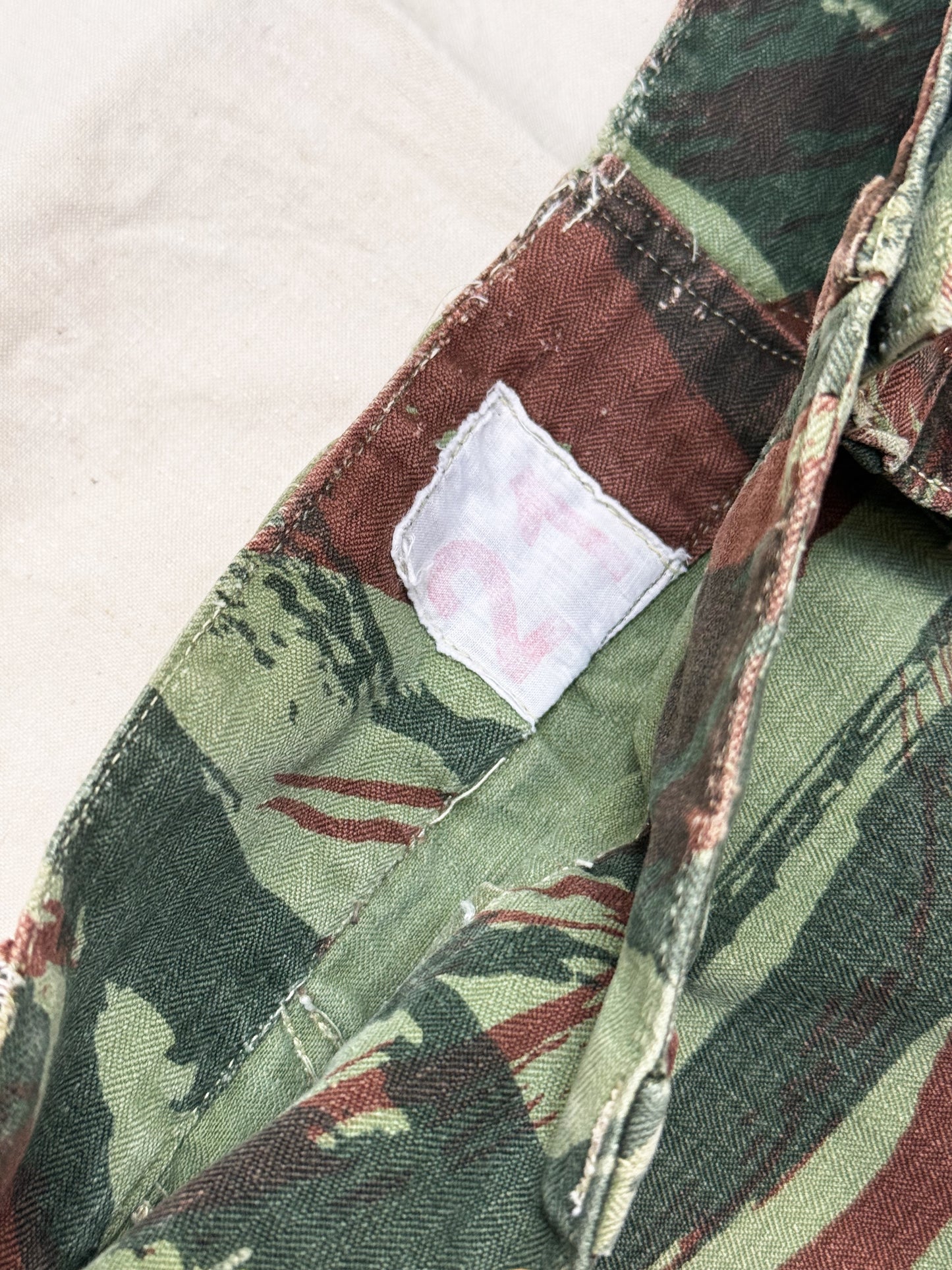 1950s French Army Lizard Pattern Camo Pants