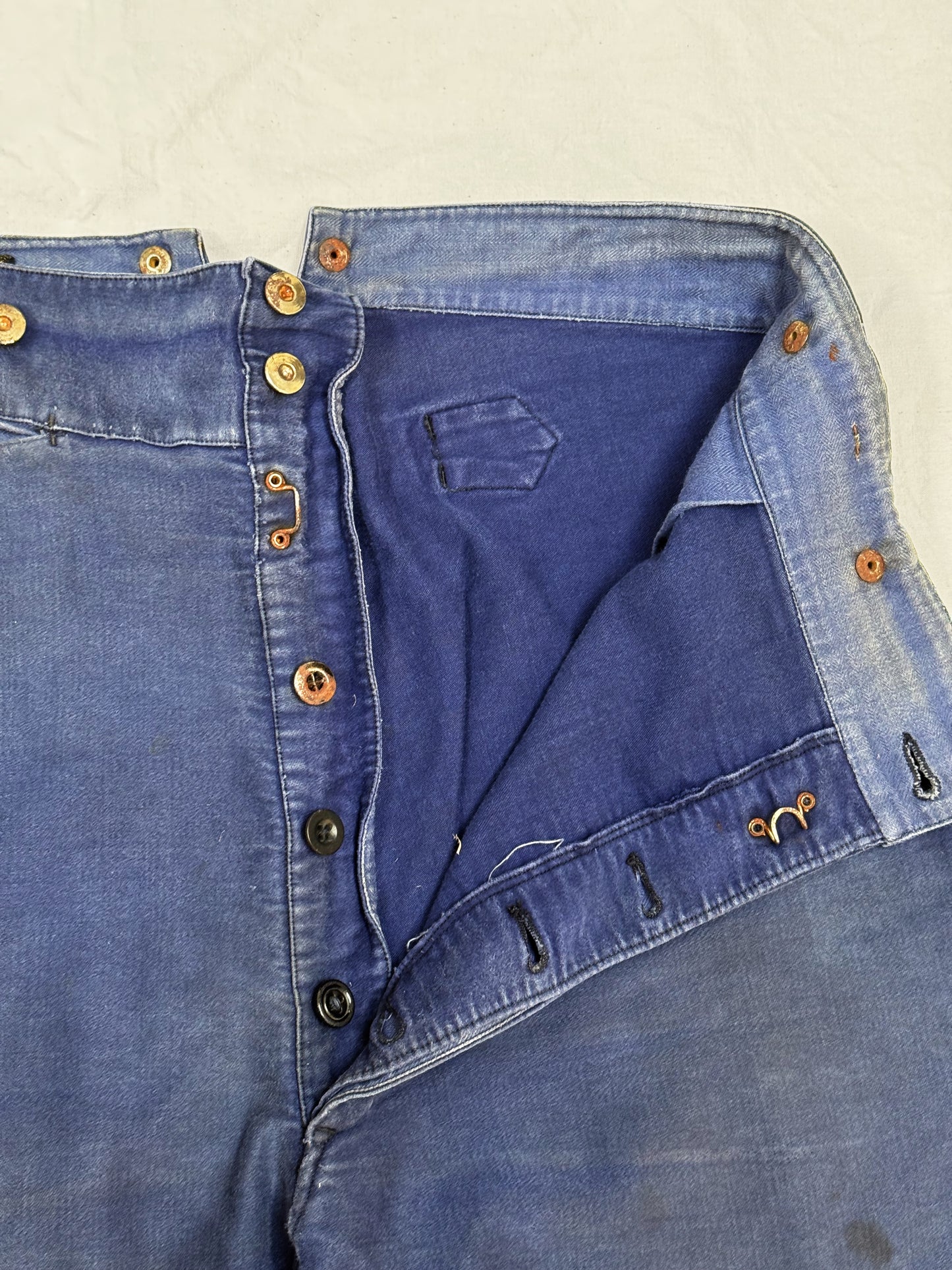 Early 1950s Mont Kemmel “Le Merveilleux” French Moleskin Work Pants [36"W]
