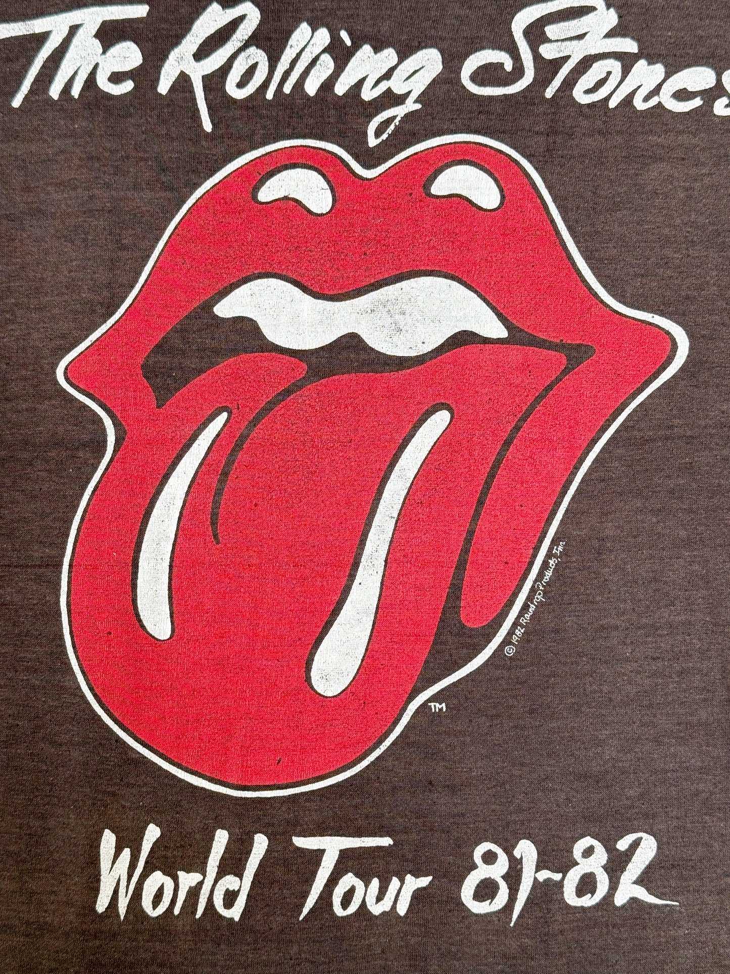 1981–1982 The Rolling Stones World Tour Tee