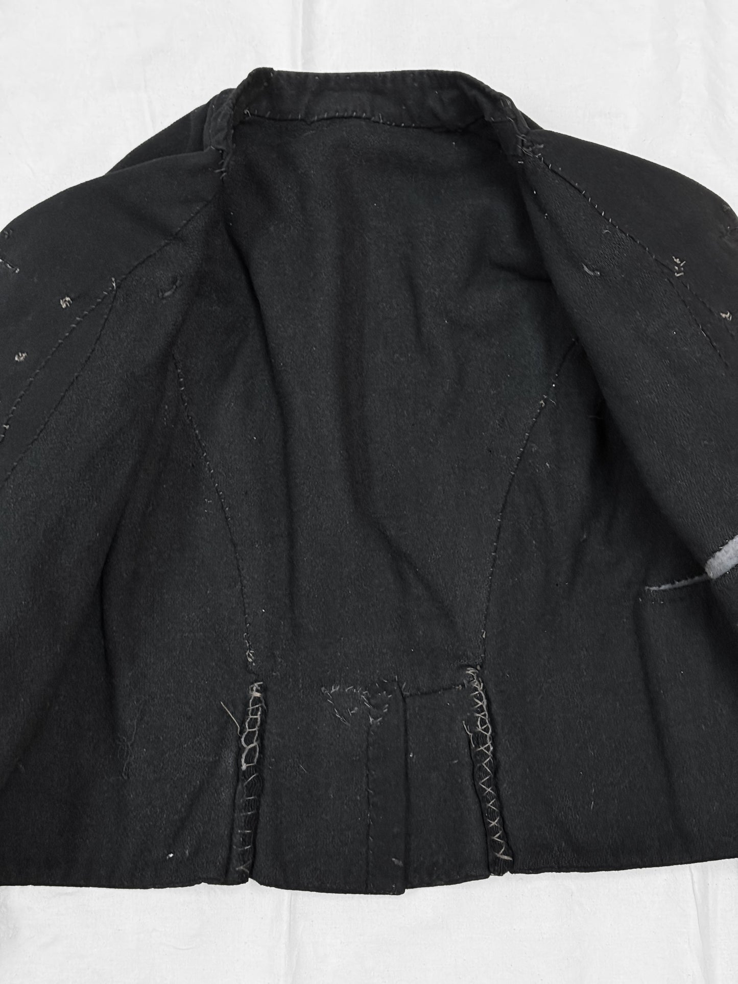 1930s Dutch Wool Double-Breasted Boxy Fisherman Jacket