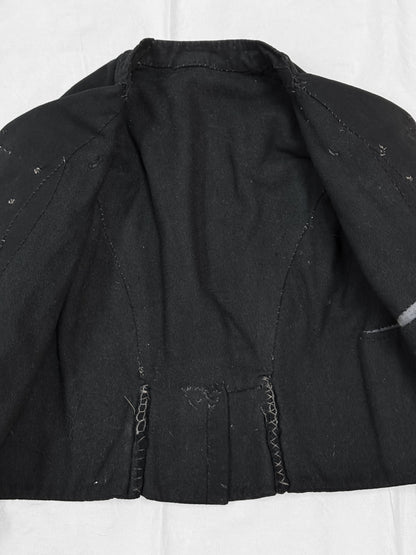 1930s Dutch Wool Double-Breasted Boxy Fisherman Jacket