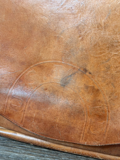 1970 US Postman Leather Mail Carrier Bag