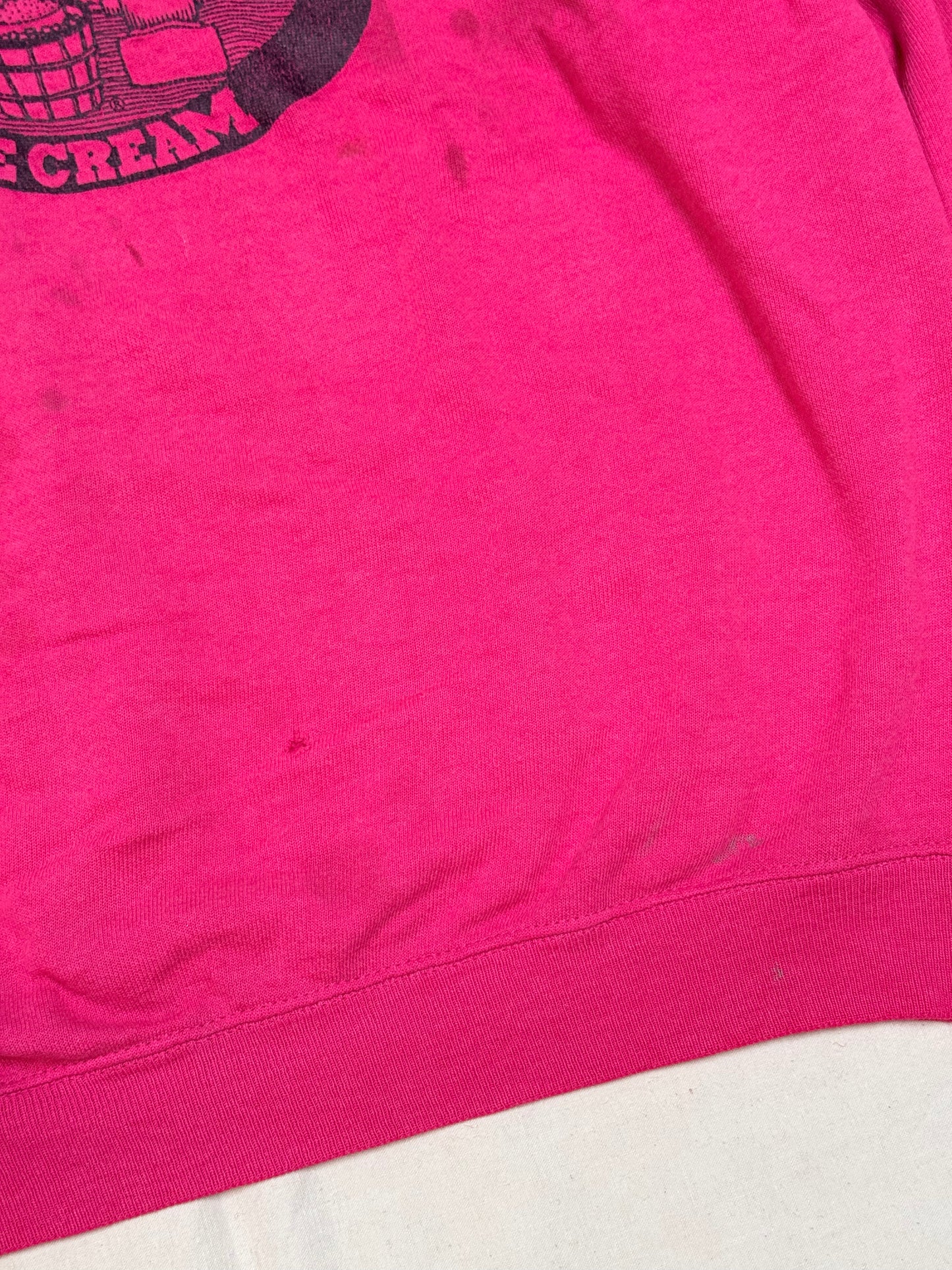 1980s Hanes Ben & Jerry’s “Vermont’s Finest” Sweatshirt – Hot Pink