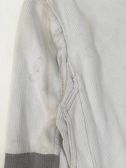 1950s French Salt and Pepper Coutil Clothing Hunting Jacket