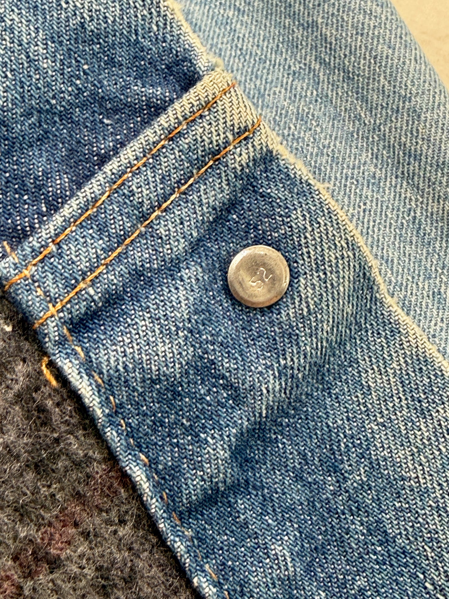 1970s-1980s Levi’s Type III Blanket-Lined Trucker Jacket [42 R]