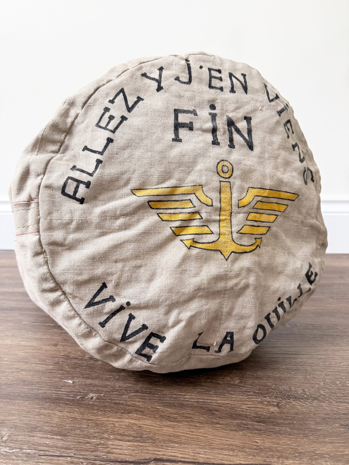 1960s French Naval Aviation Asterix & Obelix Canvas Kit Bag