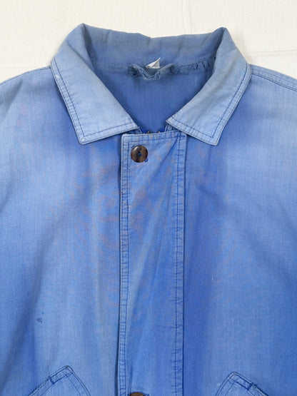 1990s Faded Blue Workwear Jacket