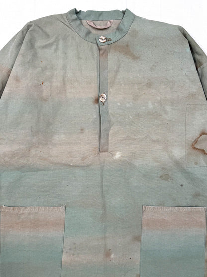 Sun faded Green Canvas Smock