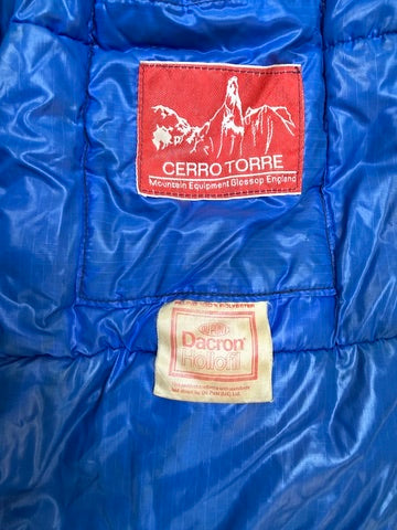 1980s Mountain Equipment Cerro Torre Colour Block Puffer Jacket [M]