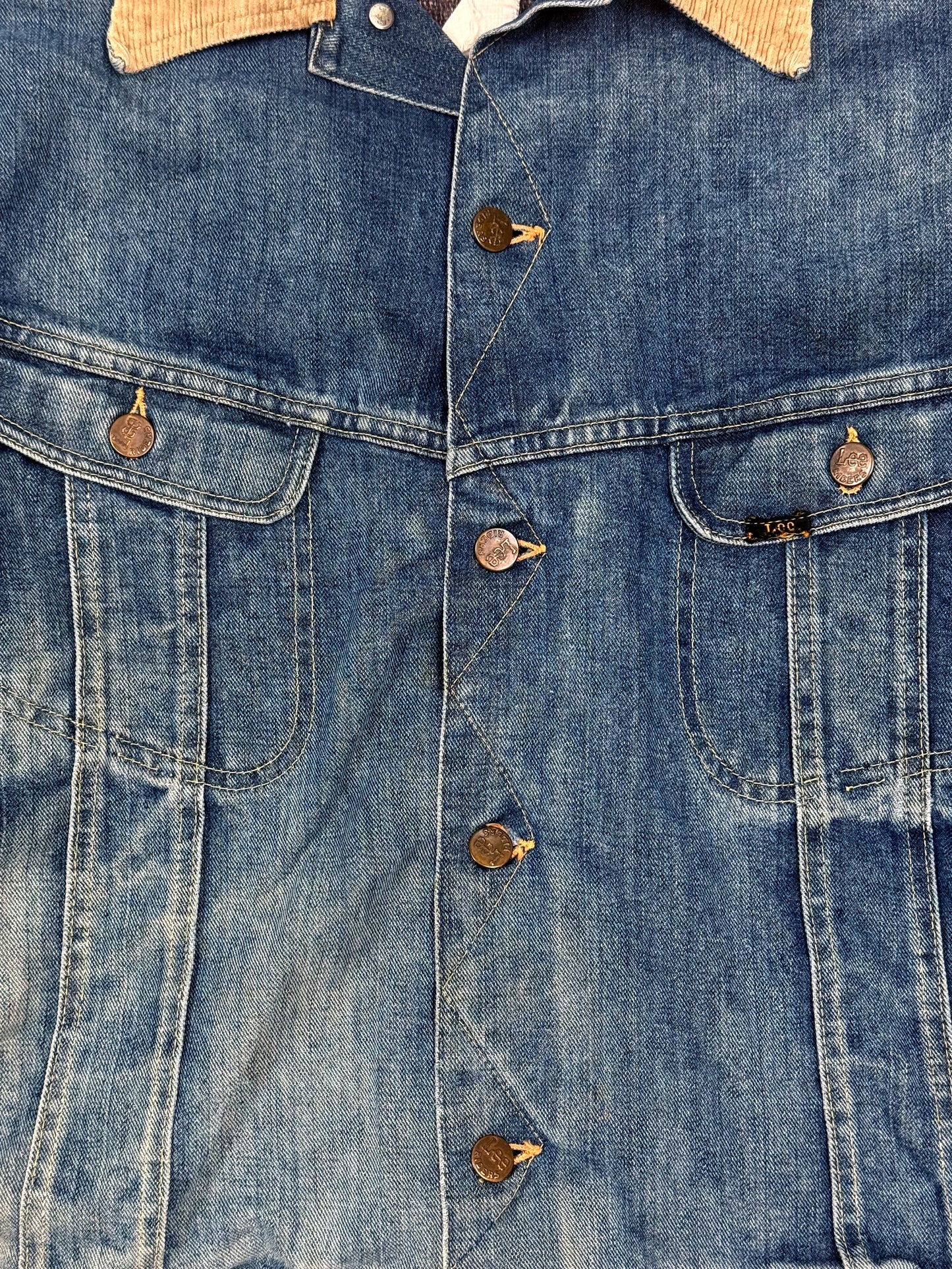 Early 1960s Lee 101-LJ Storm Rider Denim Jacket [48 REG]