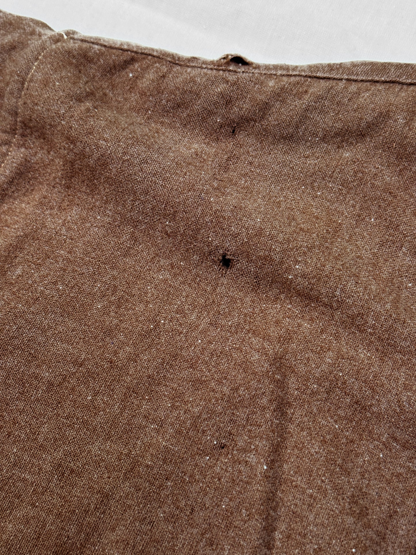 Anderson & Sons Wool Brown Smock Shirt