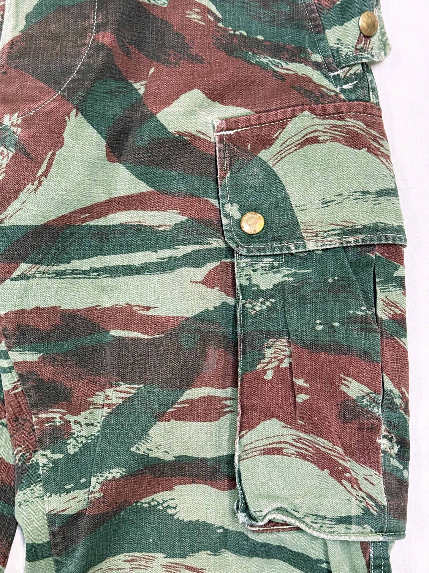 1950s French Army Lizard Pattern Camo Pants