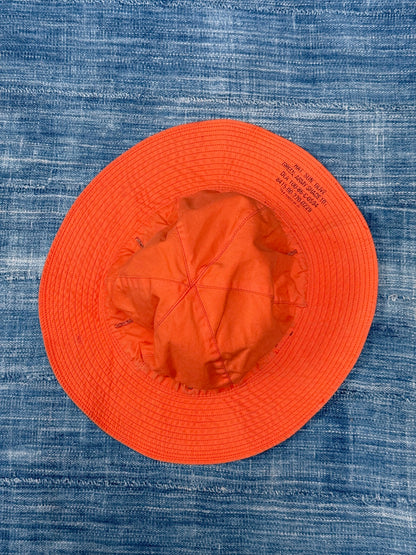 1986 USAF C-1 Reversible Survival Boonie Hat – Orange / Green [Without Strap]