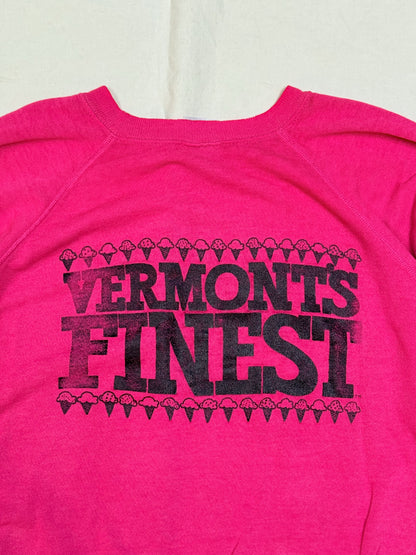 1980s Hanes Ben & Jerry’s “Vermont’s Finest” Sweatshirt – Hot Pink