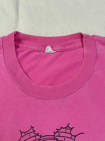 1987 Screen Stars Great Central Railway Run Club T-Shirt – Pink