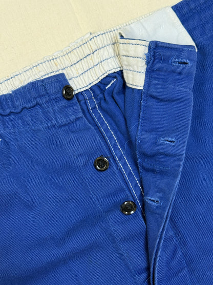 1950s - 1960s Blue Cotton Twill Sport Pants [M]