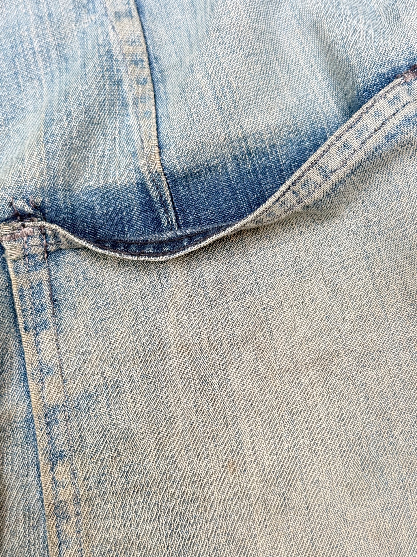 Rare 1940s USN Denim Dungarees [W31.5 L27]