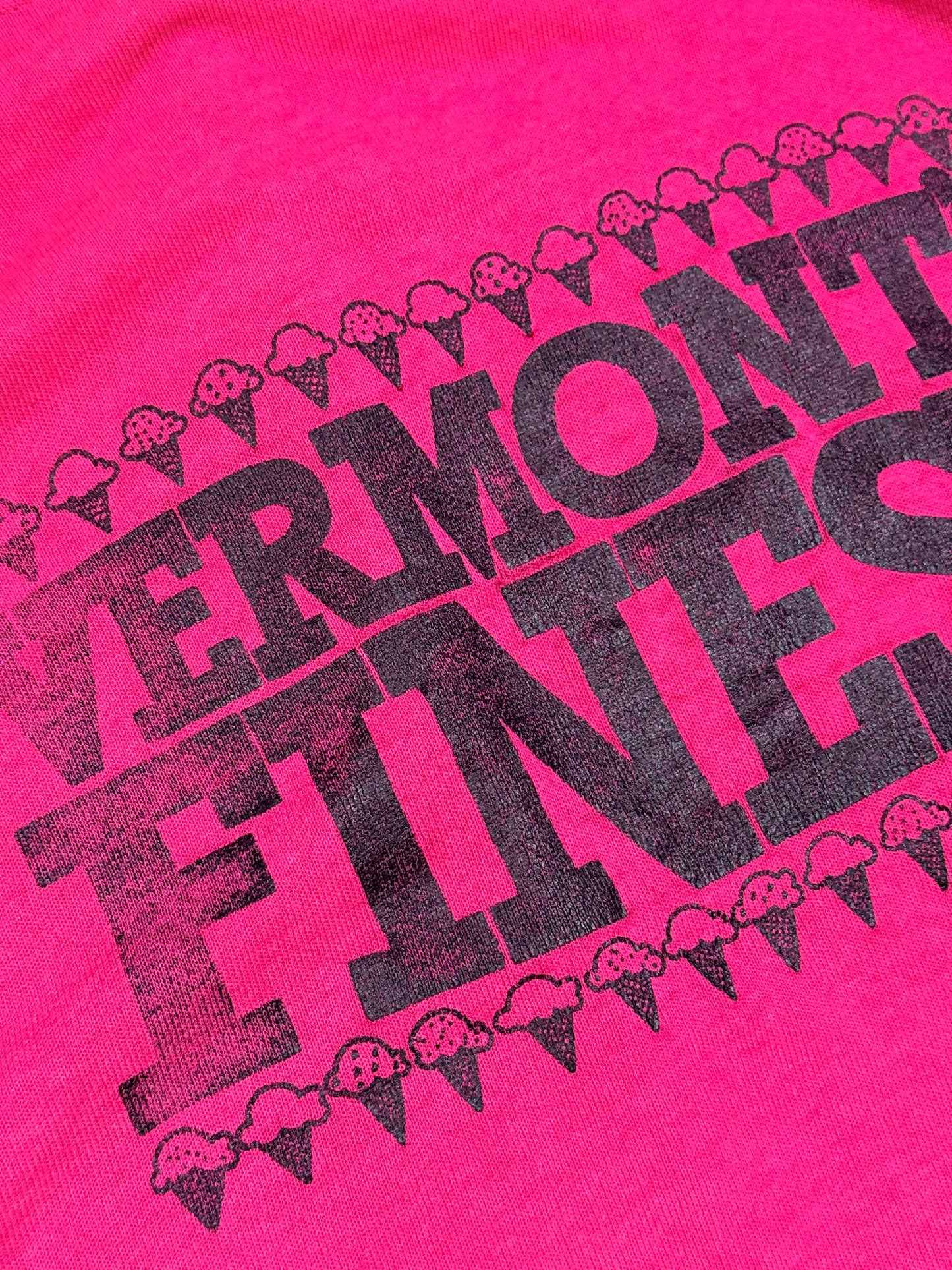 1980s Hanes Ben & Jerry’s “Vermont’s Finest” Sweatshirt – Hot Pink