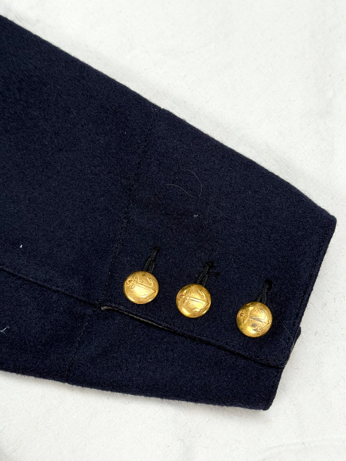 1970s–1980s Swedish Navy Wool Sailor Smock