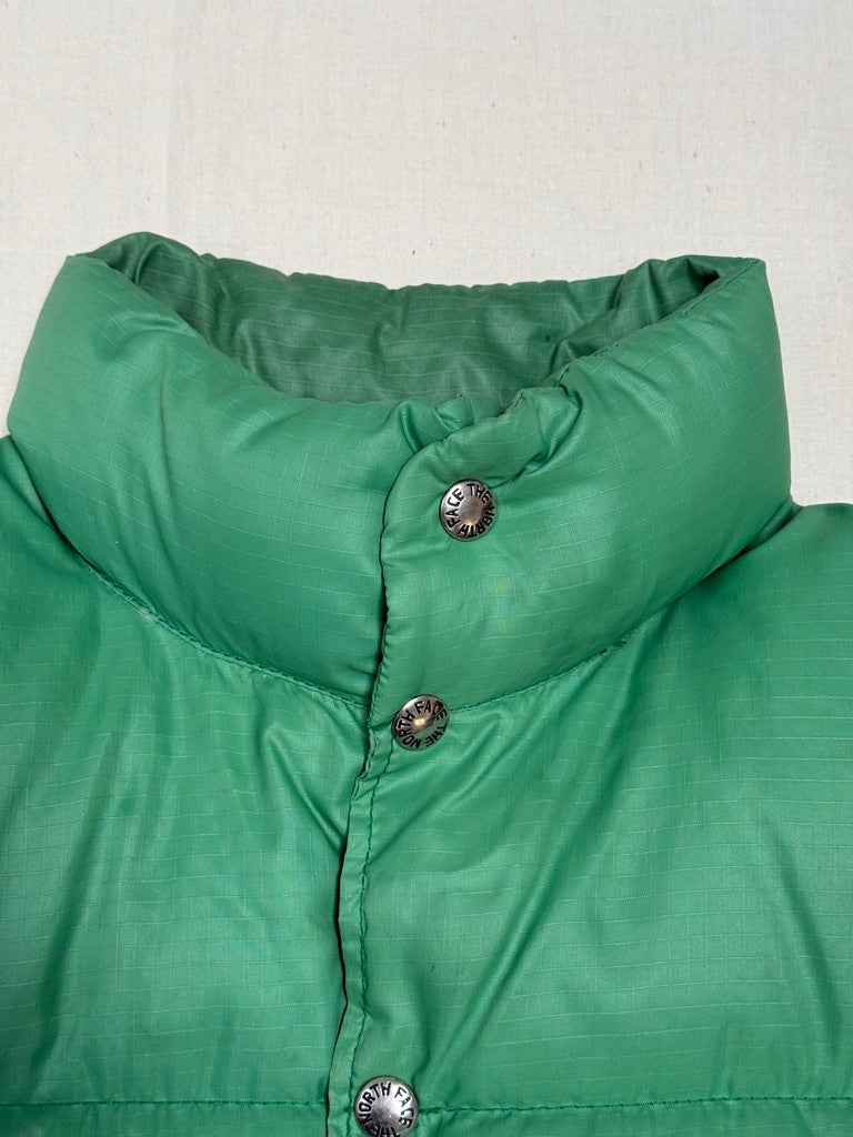 1980s The North Face Green Down Vest [XS]