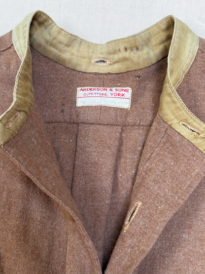 Anderson & Sons Wool Brown Smock Shirt