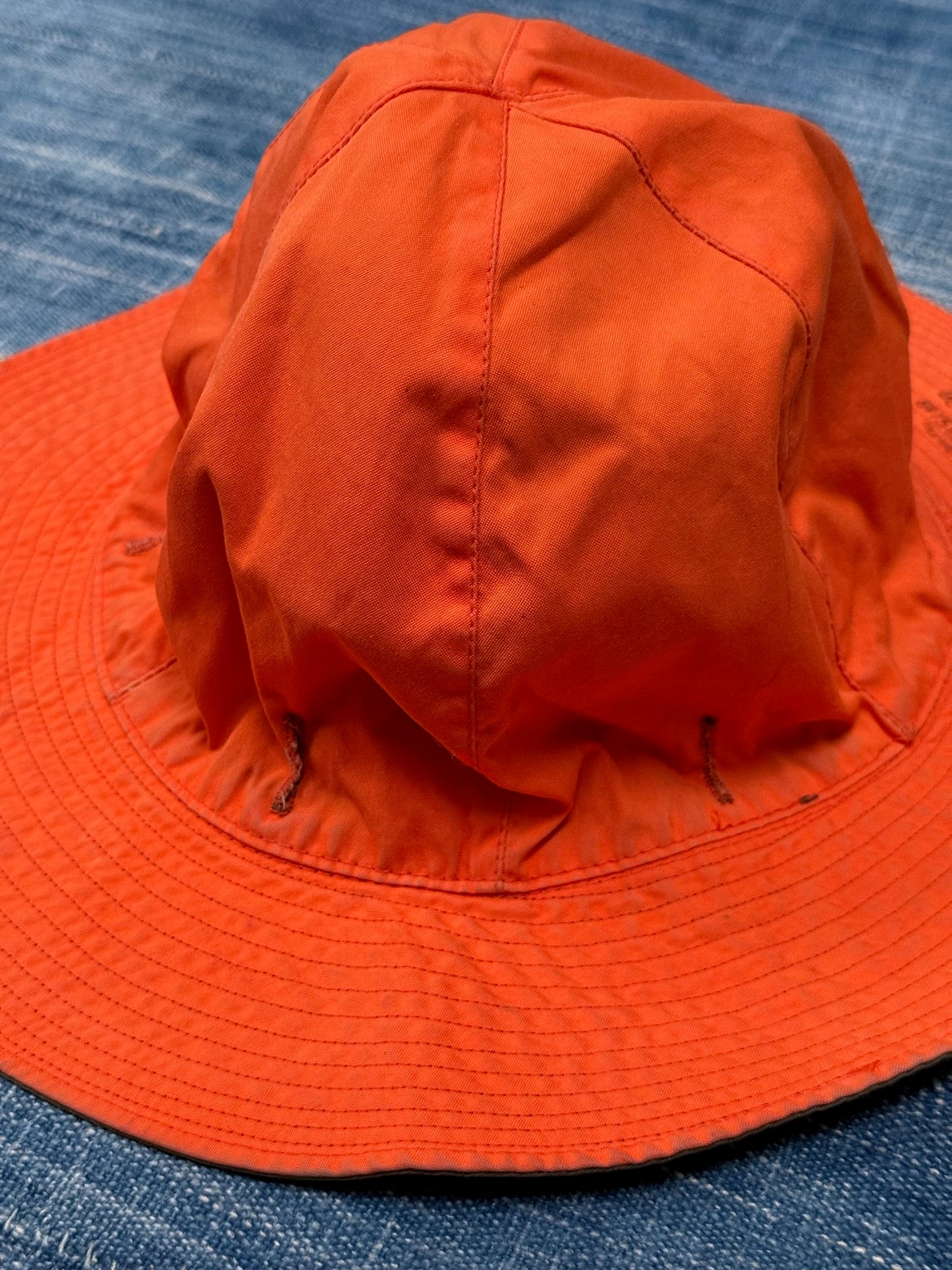 1986 USAF C-1 Reversible Survival Boonie Hat – Orange / Green [Without Strap]