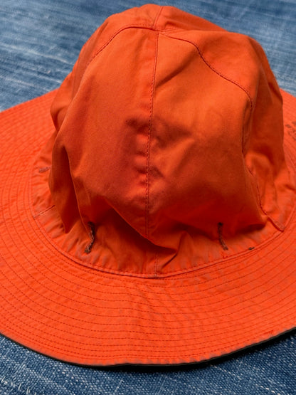 1986 USAF C-1 Reversible Survival Boonie Hat – Orange / Green [Without Strap]