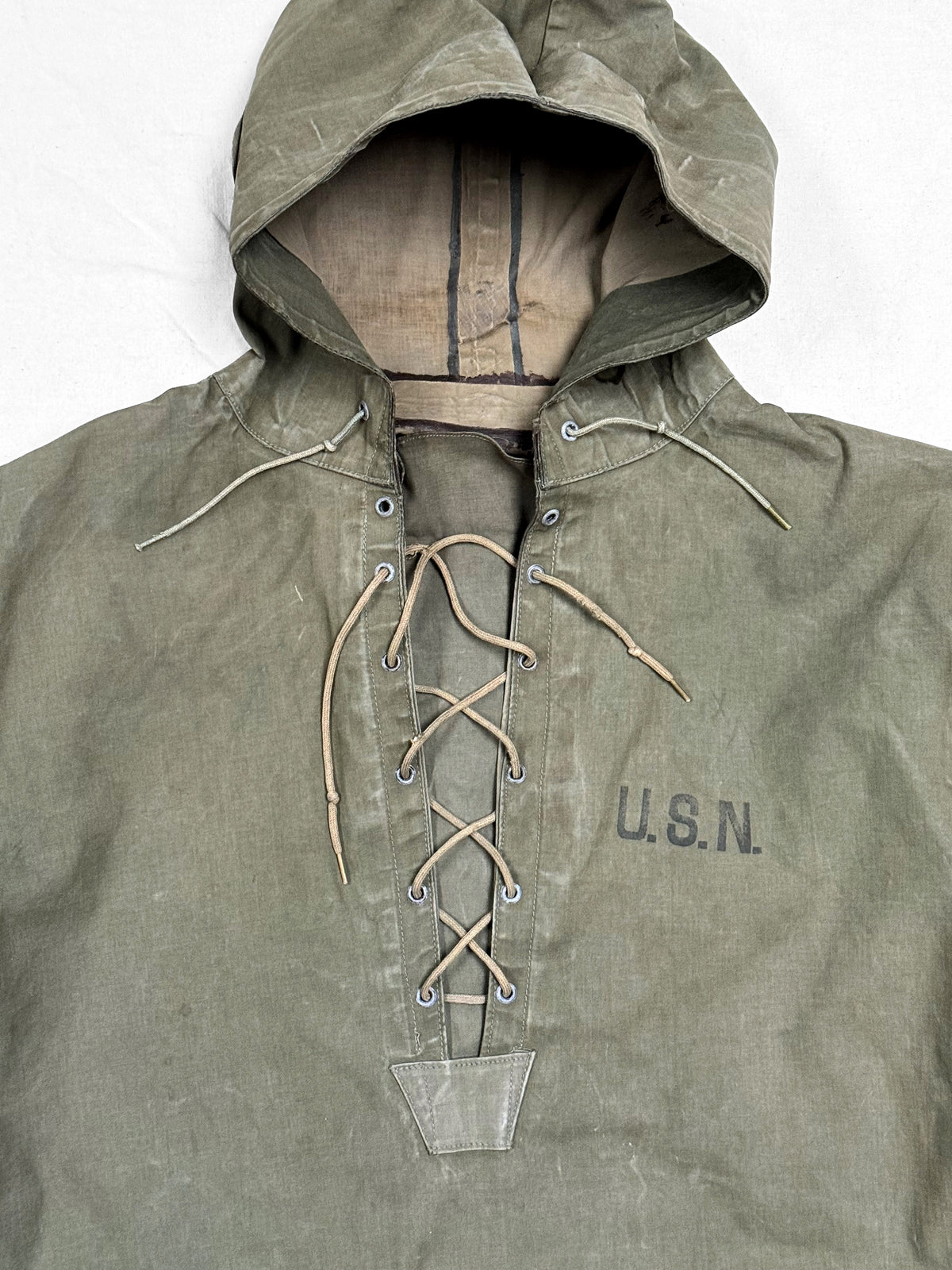 WWII US Navy Foul Weather Smock – Shortened Sleeves [Large]