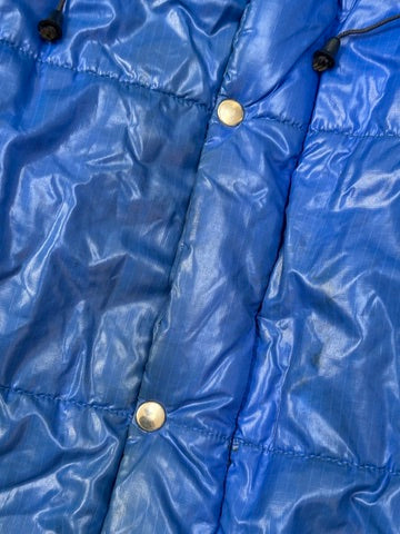 1980s Mountain Equipment Cerro Torre Colour Block Puffer Jacket [M]