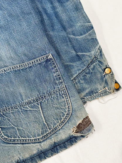 1970s Lee 81-LJ Blanket-Lined Denim Chore Jacket [42 REG]