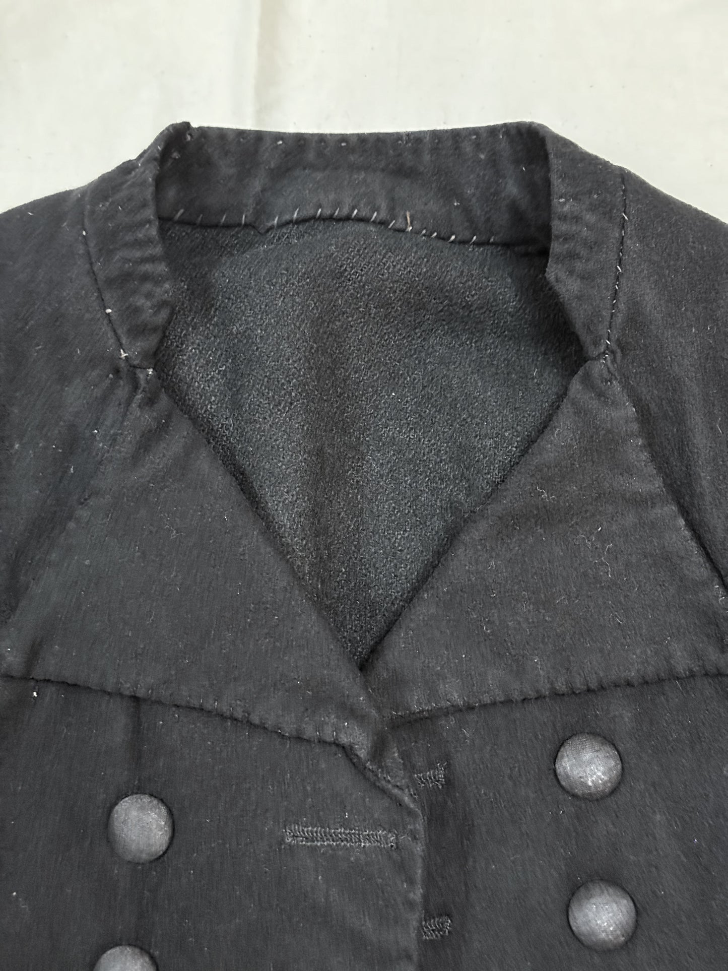 1930s Dutch Wool Double-Breasted Boxy Fisherman Jacket